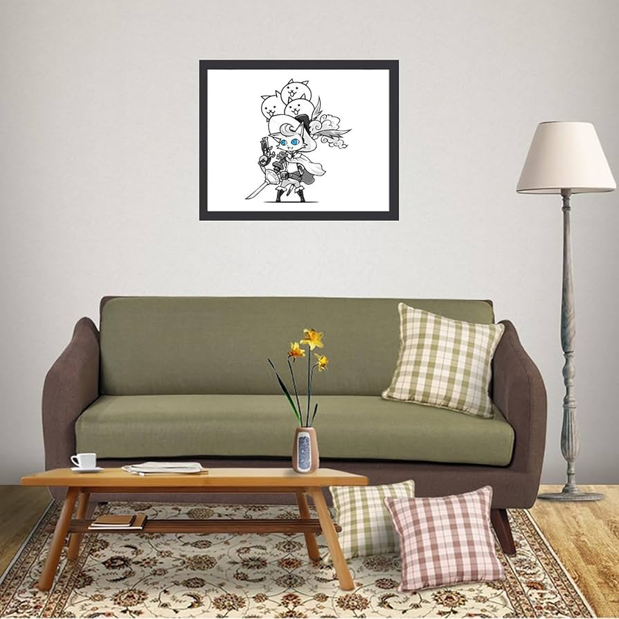 にゃんこ大戦争１１周年絵木製フレーム にゃんこ大戦争11周年絵木製フレーム Amazon.co.jp: フォト